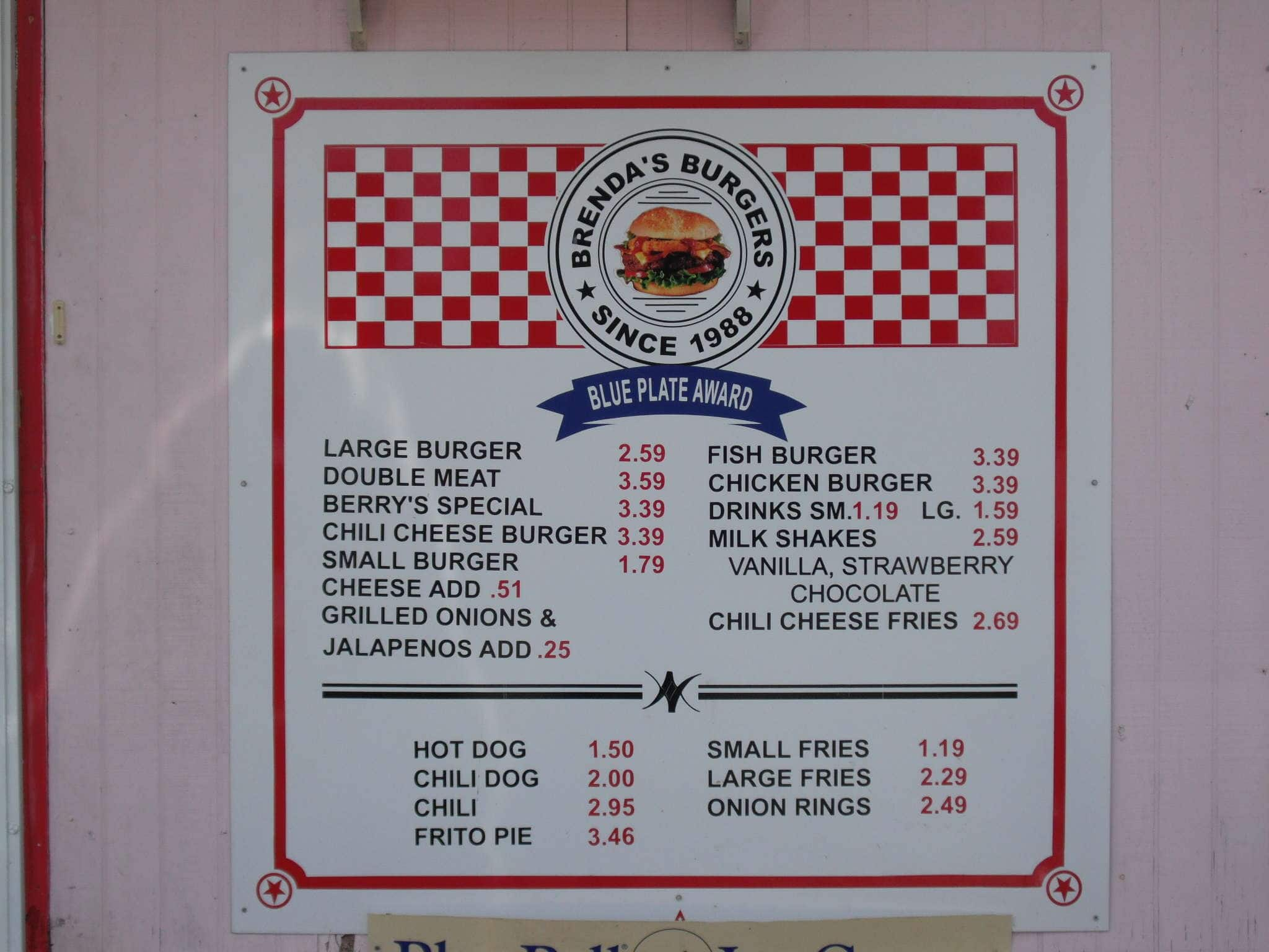 Brenda S Burgers Menu Menu For Brenda S Burgers South Side San   47f3e7a47c84e35587850ec7fb11f03b 