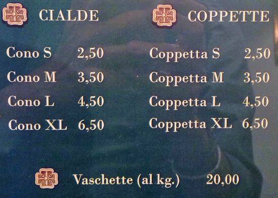 Menu di La Strega Nocciola 