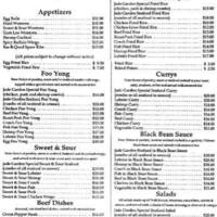 Jade Garden Chinese Menu Menu For Jade Garden Chinese Westfield