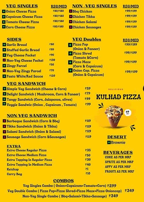 Menu of Panchu's Pizza, Jakhan, Dehradun