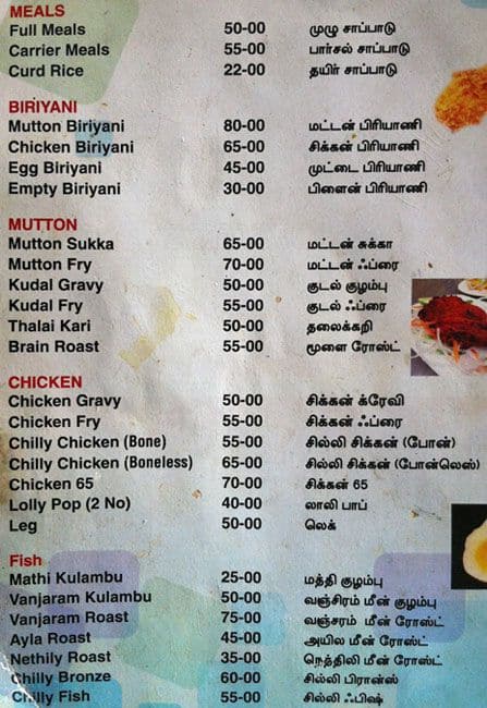 RK Mess Menu, Menu for RK Mess, Ramanathapuram, Coimbatore - Zomato