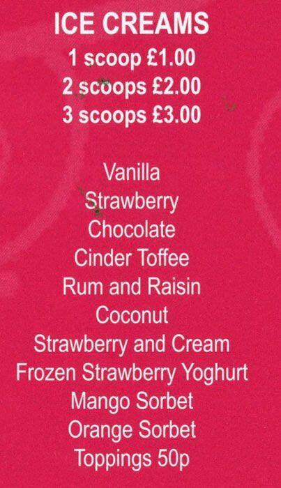 essence menu
