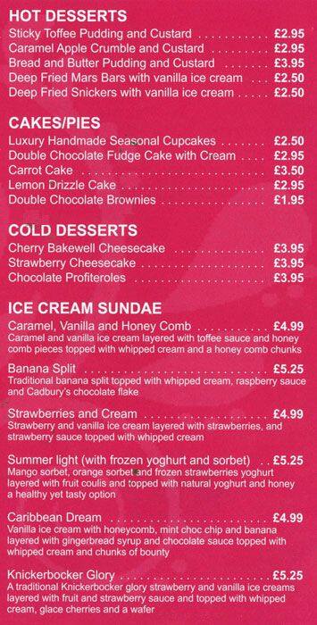 essence menu