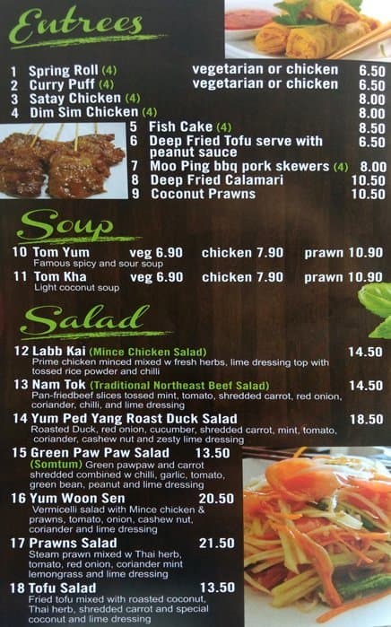 Green Paw Paw Menu, Menu for Green Paw Paw, Toowong, Brisbane ...