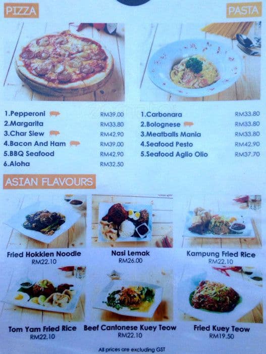 Lan Kwai Fong Menu, Menu for Lan Kwai Fong, Taman Desa, Kuala Lumpur