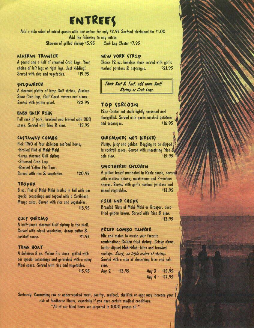 bahama breeze menu daytona
