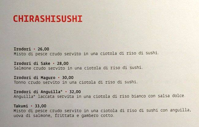 Menu di Kiko Sushi Bar 