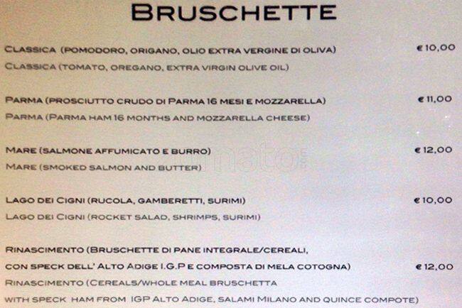 Menu di Café Martini 