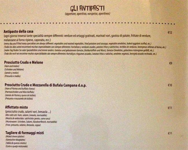 Osteria Cacio e Pepe menu, Menu restauracji Osteria Cacio e Pepe, Trastevere, Roma Zomato Włochy