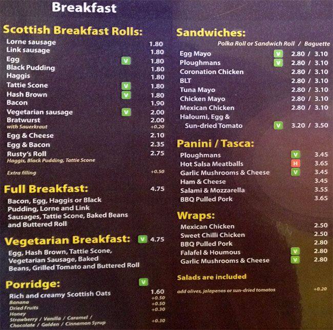 The Yellow Deli Menu, Menu for The Yellow Deli, Tollcross, Edinburgh Zomato UK