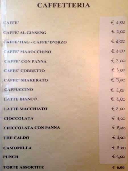 Menu di Break Time Cafè 