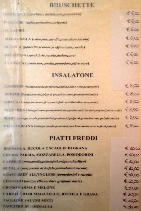 Menu di Break Time Cafè 