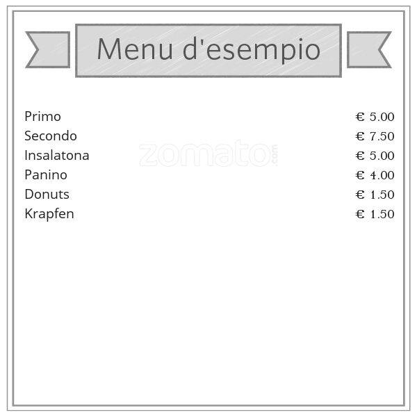 Menu di Il Birillo 