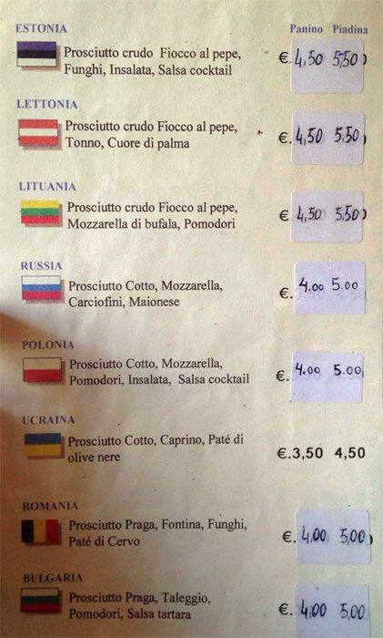 Menu di Bar Melody 