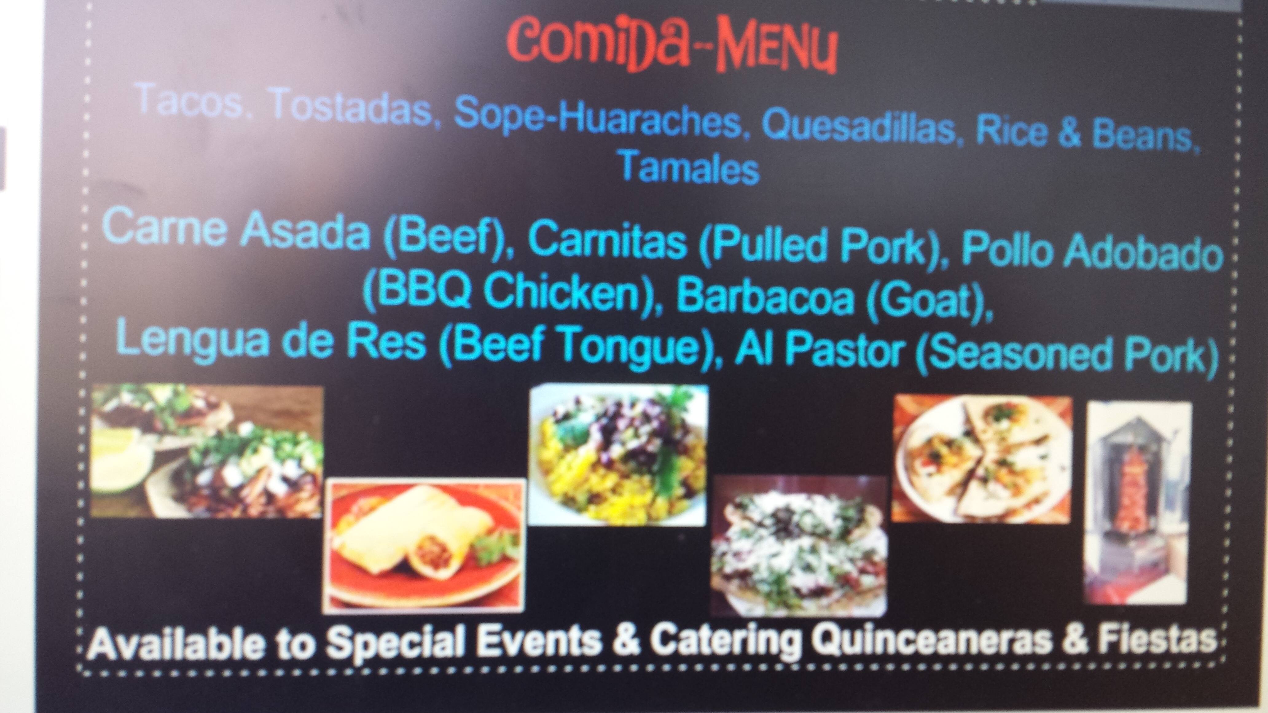 Garcia's Tacos Rapidos Menu Urbanspoon/Zomato