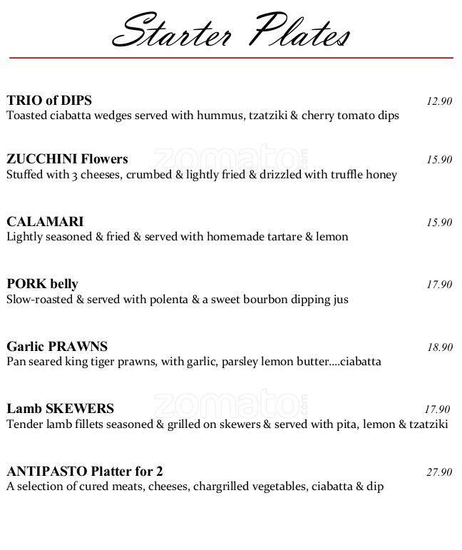 La Zana Ristorante Menu, Menu for La Zana Ristorante, Wahroonga, Sydney Urbanspoon/Zomato