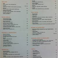 Divan Brasserie Menu Menu For Divan Brasserie Kale Ankara