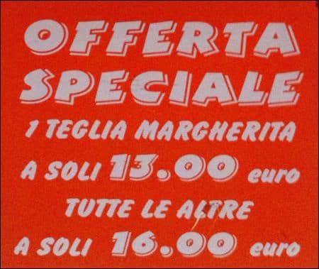 Menu di Lucy Pizza 