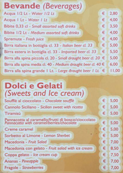 Menu di sale e miele 