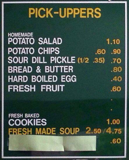 Stuffed Inn menu