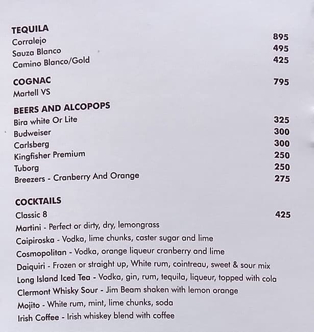 Hotel Celebration Lavasa-Hotel in Lavasa menu