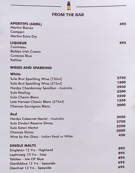 Hotel Celebration Lavasa-Hotel in Lavasa menu