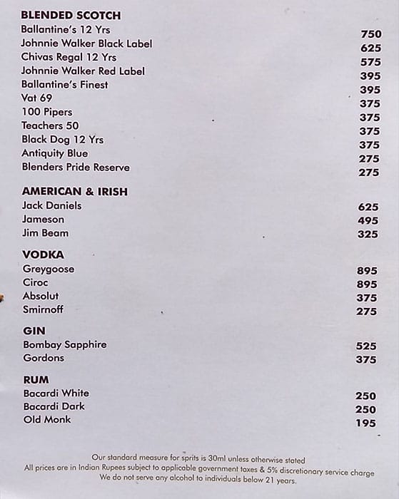 Hotel Celebration Lavasa-Hotel in Lavasa menu