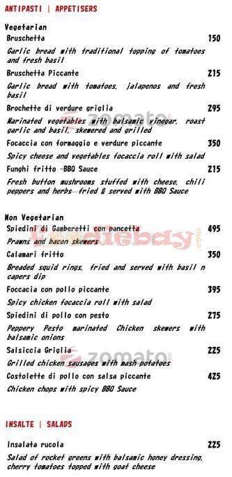 Kuki XO menu