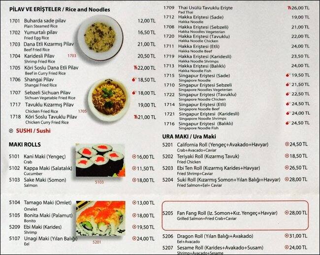 Fan Fang Menü, Fan Fang, Şenlikköy, İstanbul için Menü Zomato Türkiye