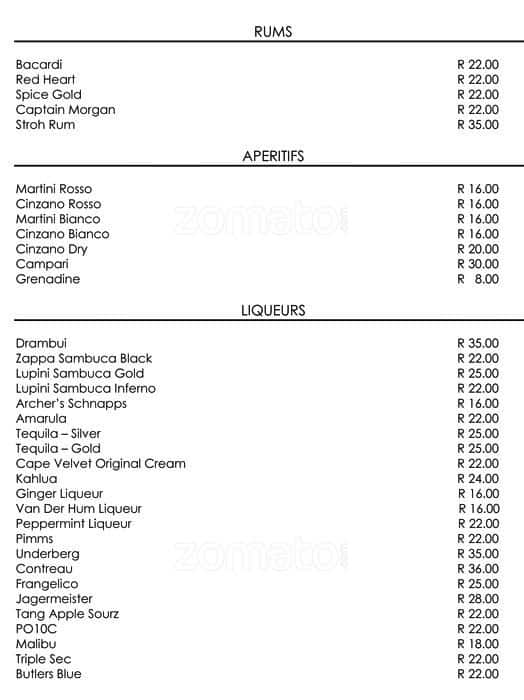 Menu de Morning Star Express Hotel