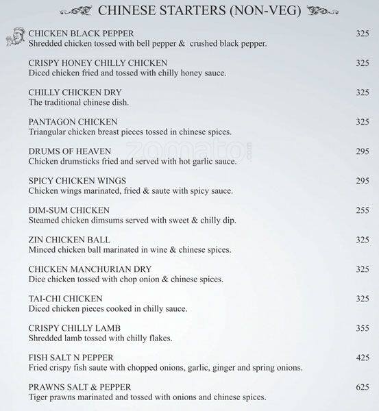 Black Pepper Kitchen menu