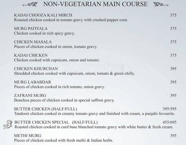 Black Pepper Kitchen menu
