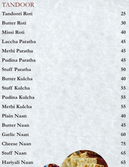 9 Spices menu