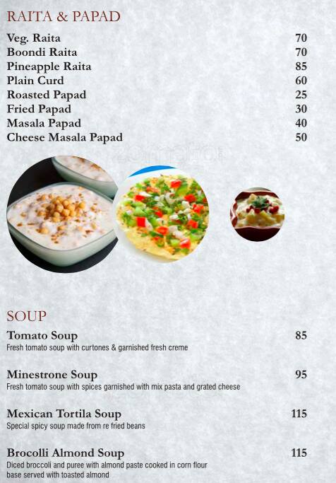 9 Spices menu