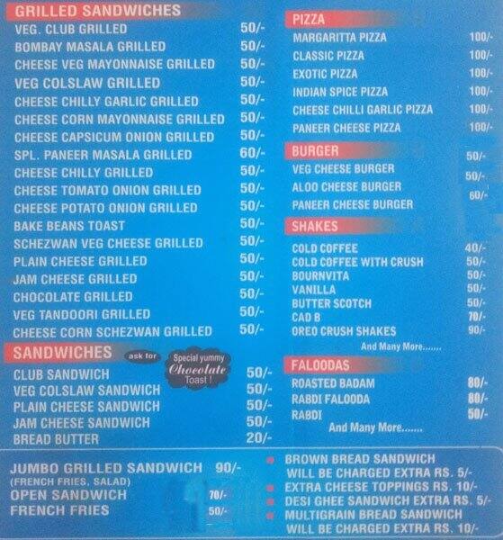 Sandwich Express Menu, Menu for Sandwich Express, Pimpri, Pune Zomato