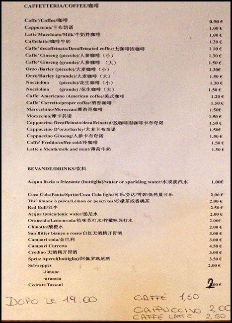 Menu di Just for You 