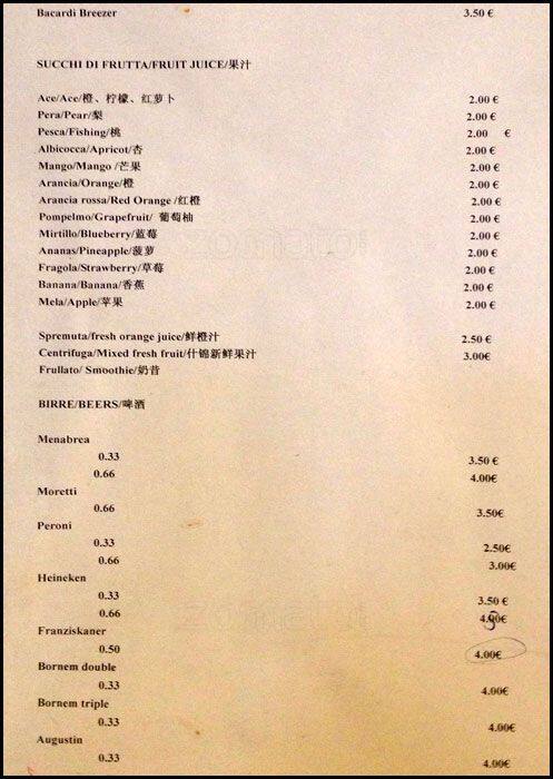 Menu di Just for You 