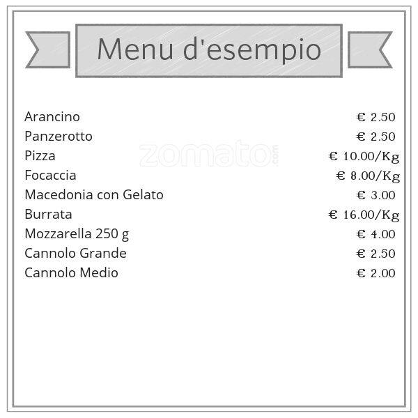 Menu di I Due Compari 