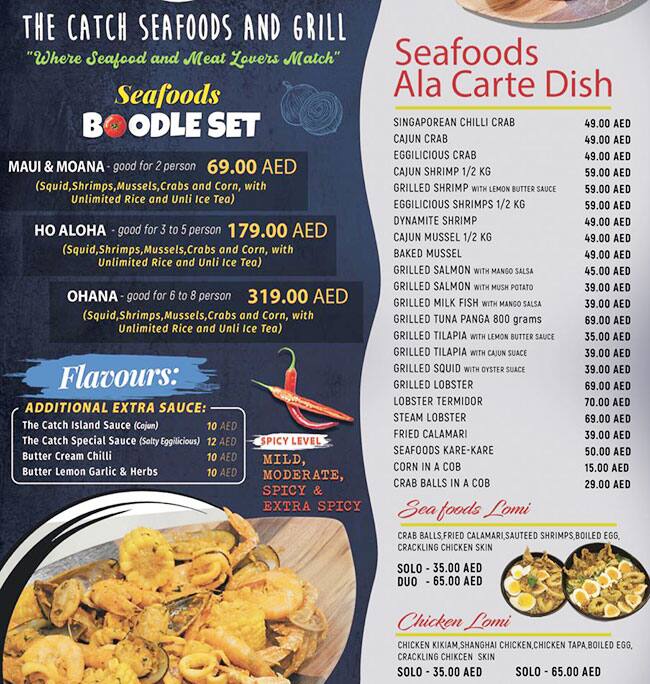 The Catch Seafoods Grill Restaurant Deira City Centre Area Dubai