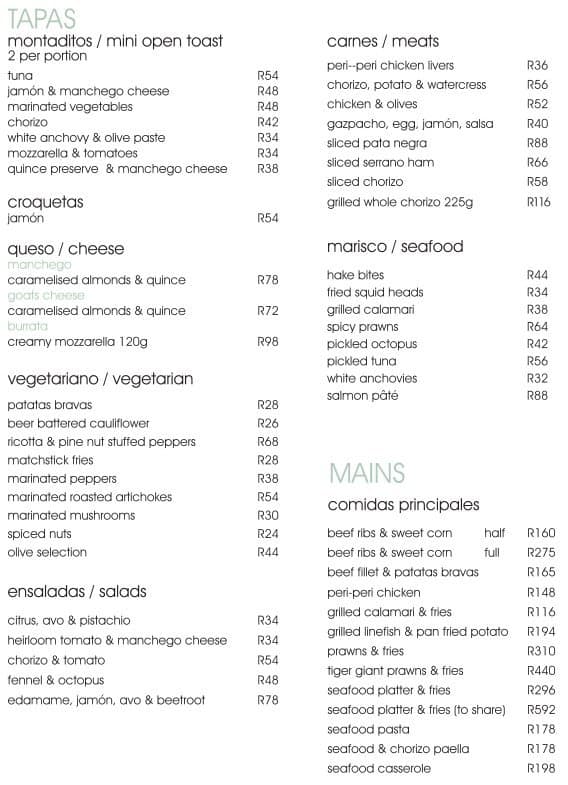 Tashas Menu Menu For Tashas V And A Waterfront Cape Town Zomato Sa