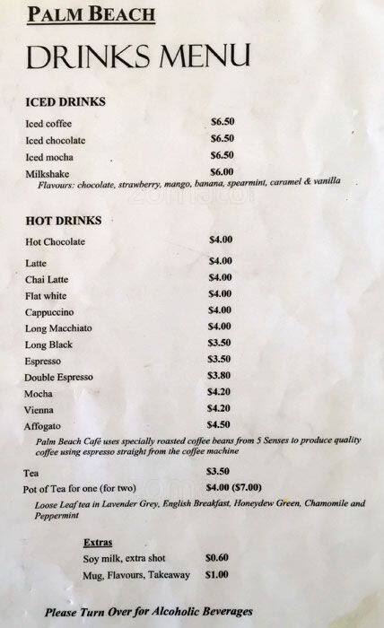 Palm Beach Cafe Restaurant Rockingham Palm Beach Cafe Restaurant Rockingham