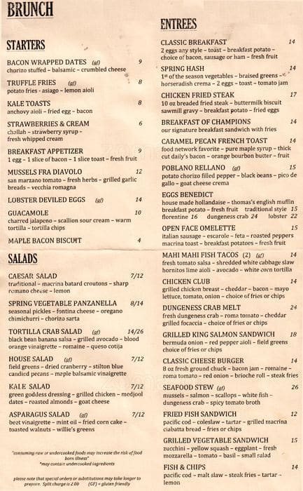 Cafe Nola Menu, Menu for Cafe Nola, Bainbridge Island, Bainbridge ...