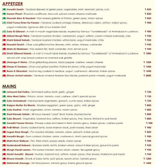 Nawab Saheb Renaissance Hotel Menu Zomato