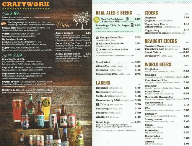 metropolitan bar and kitchen menu