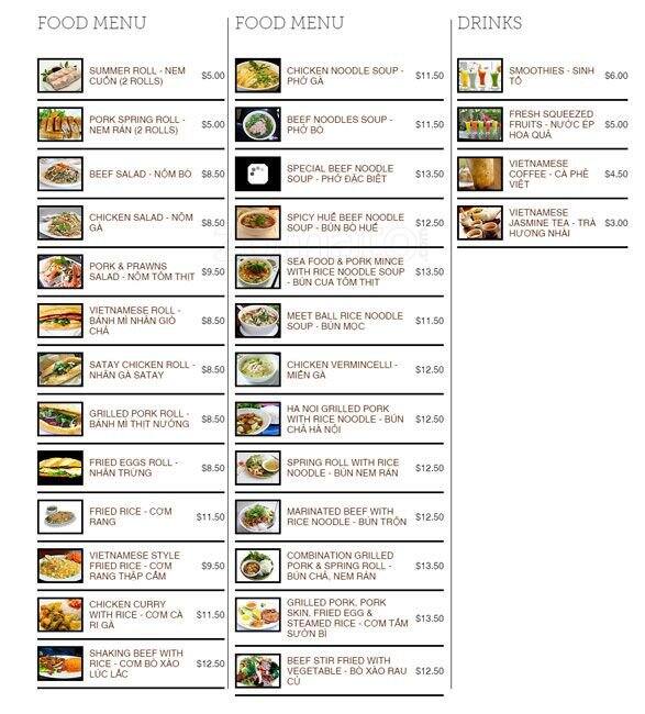 Pho Bac Menu, Menu for Pho Bac, Johnsonville, Wellington City ...