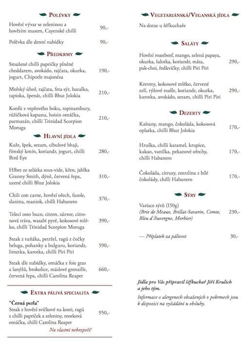Carta de Chilli Point