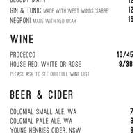 The Attic Fremantle Menu Menu For The Attic Fremantle Fremantle Perth