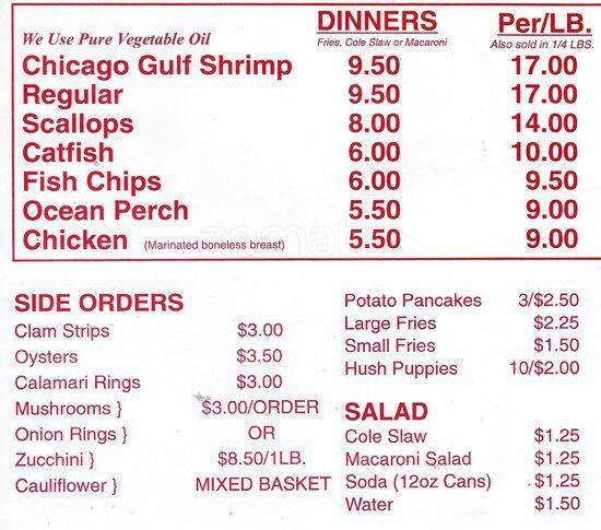 frank s chicago shrimp house menu