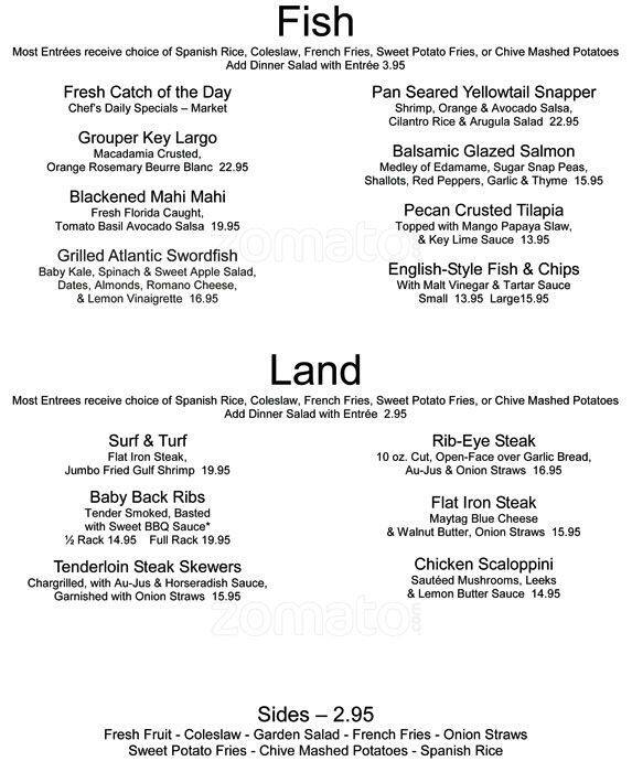 Menu At Banana Boat Restaurant Boynton Beach menu-at-banana-boat-restaurant-boynton-beach
