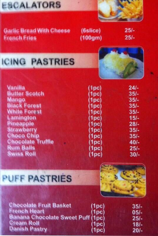 Top In Town Menu at Top in Town Bakery, Lucknow, 3/283 Gomti Nagar
